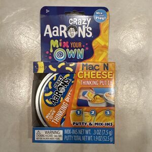 Brand New AARON'S CRAZY Mix Your Own Mac N Cheese  Thinking Putty